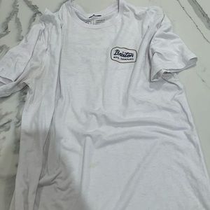 Large White Brixton Tee